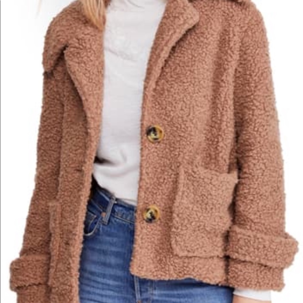 Free people teddy coat